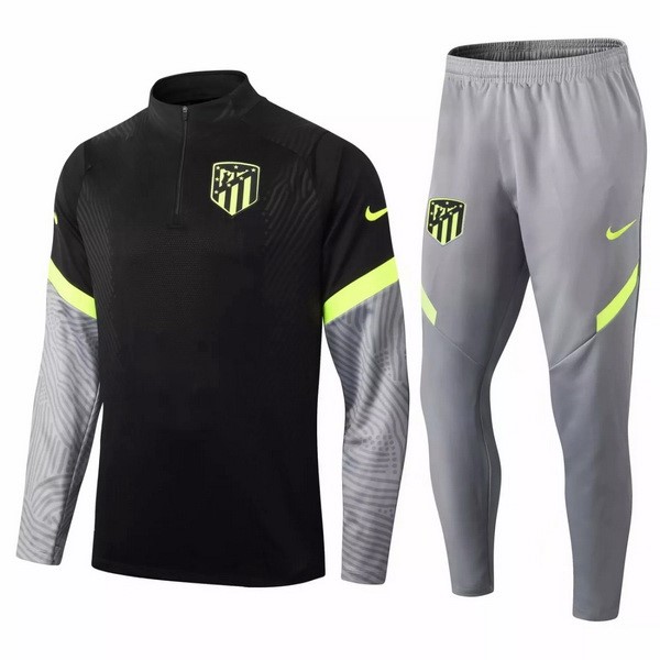 Trainingsanzug Atletico Madrid 2020-21 Schwarz Grau